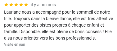 Avis accompagnement sommeil du tout-petit bébé Moselle Metz Thionville